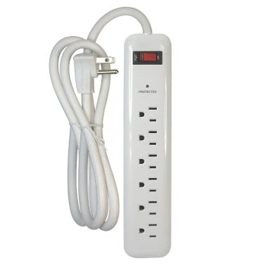 PRIME® 1,000-Joules Surge Protector, 6 Outlets, 8-Ft. Cord, PB802126