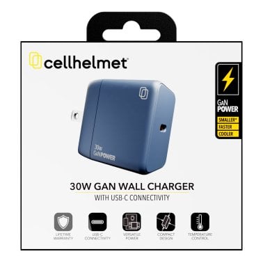 cellhelmet® 30-Watt USB-C® GaN Wall Charger