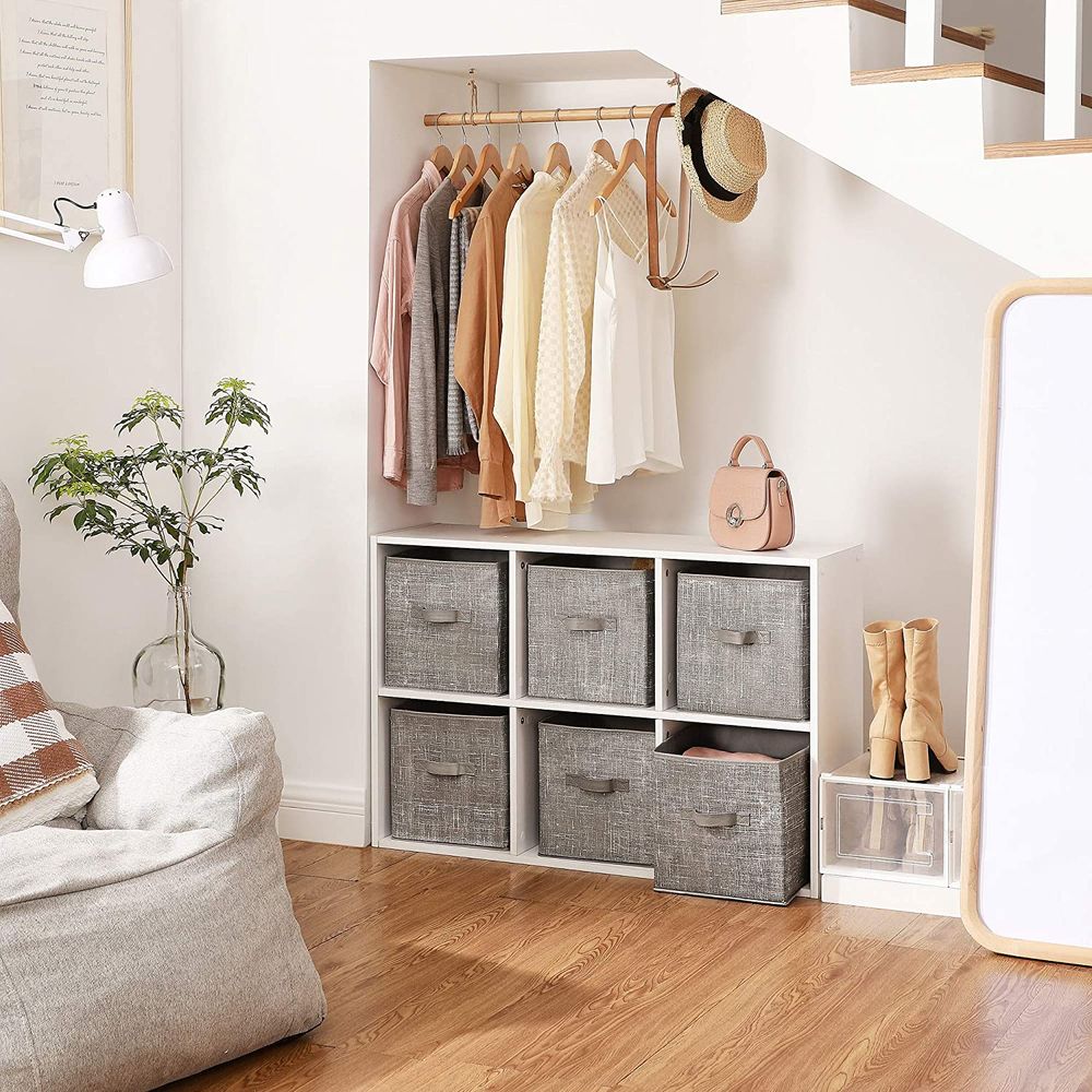 SONGMICS Non-Woven Fabric Storage Cubes with Double Handles