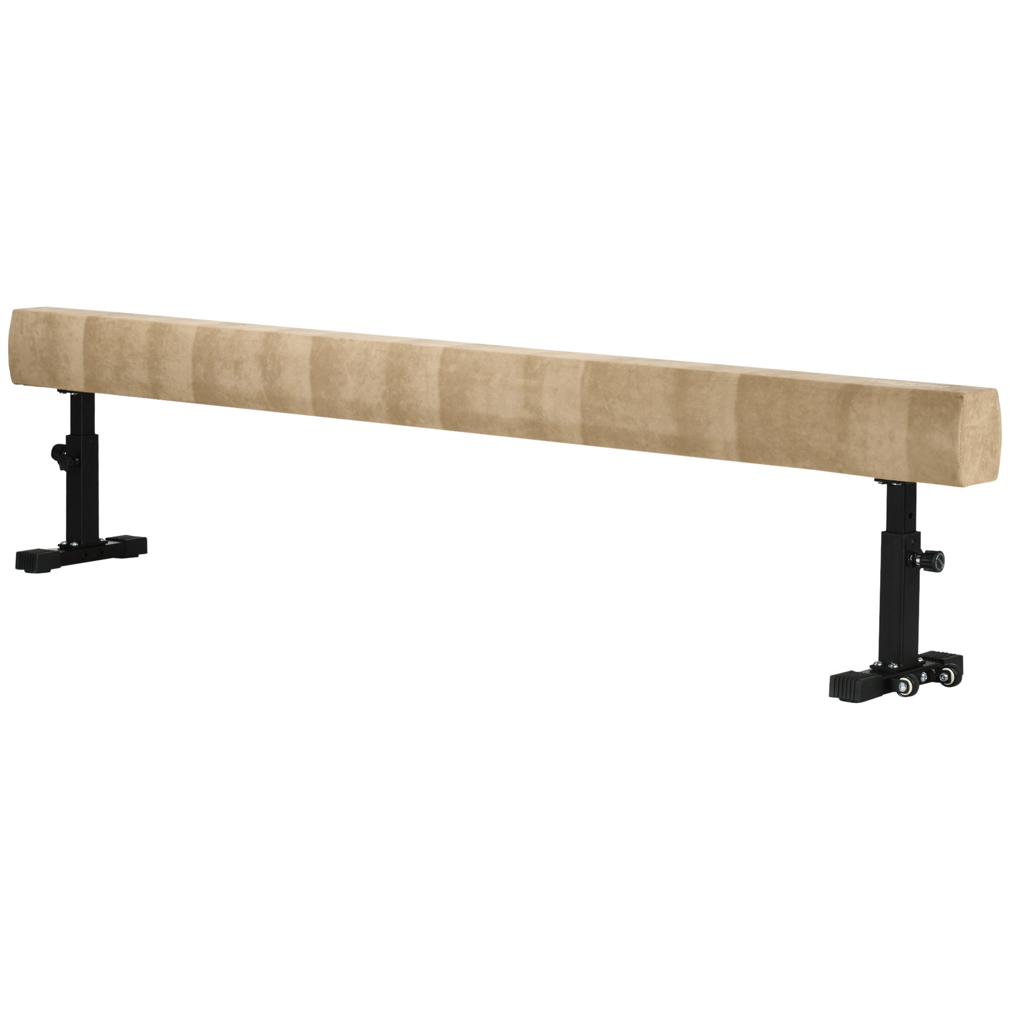 Soozier 7.5ft Adjustable Gymnastics Balance Beam with Wheels for Kids 8-12 Years Old Gym Equipment