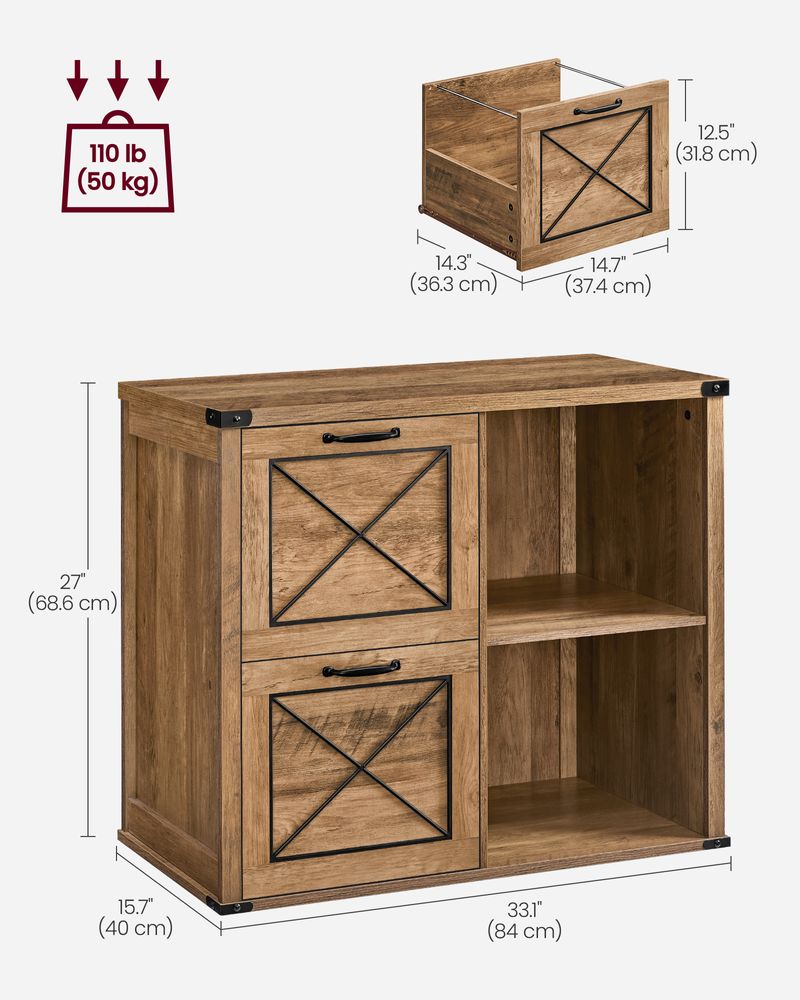 VASAGLE Lateral File Cabinet