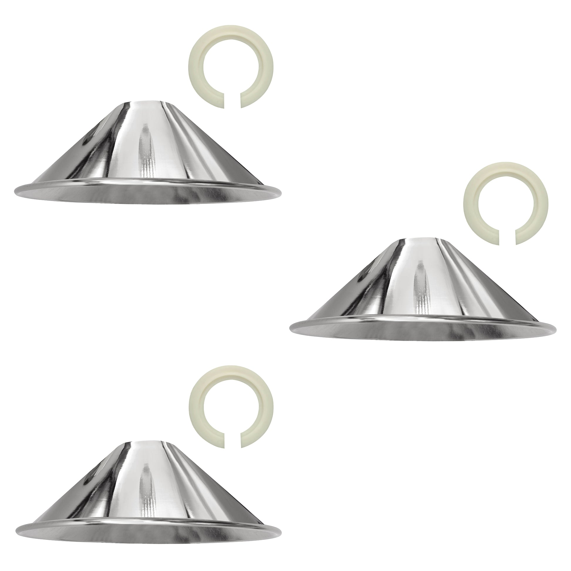 Lamp Shade Fixture Types Chrome Colour~1769