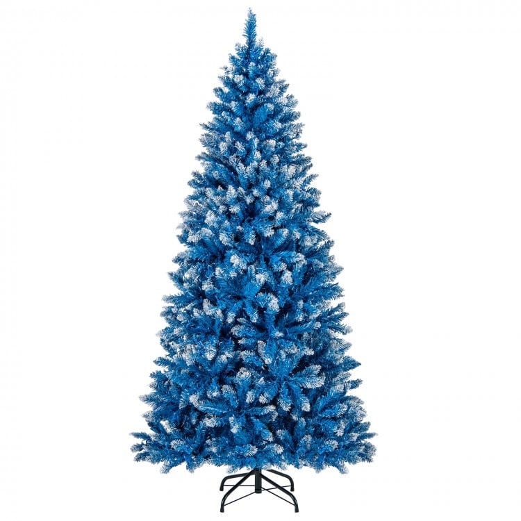 6 FT Artificial Christmas Tree with 767 Snowy Branch Tips