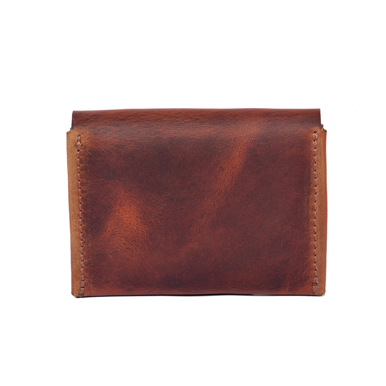 Handcrafted Leather Wallet – Double Pouch, Slim Design