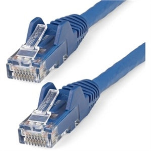 4.6m(15ft) CAT6 Ethernet Cable, LSZH (Low Smoke Zero Halogen) 10 GbE Snagless 100W PoE UTP RJ45 Blue Network Patch Cord, ETL