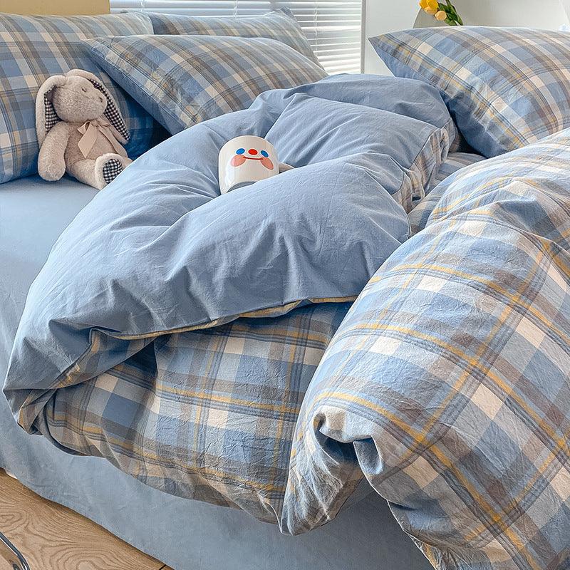 Pure Cotton Class A Four-piece Quilt Cover Household Pure Cotton Bed Sheet Duvet Cover