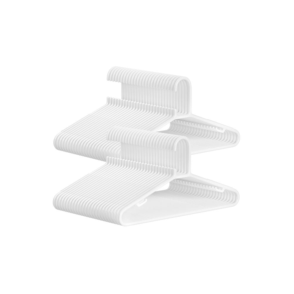 SONGMICS 50-Pack Plastic Clothes Hangers