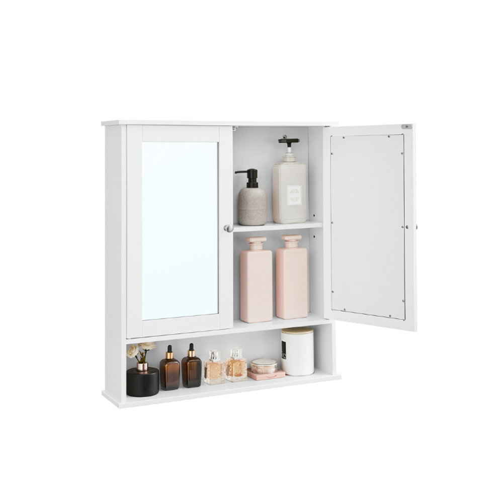 VASAGLE Bathroom Cabinet with Mirror