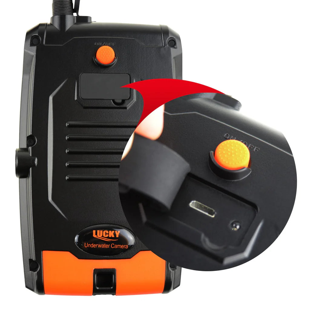 FF-180PR Underwater Fishing Camera Fish Locator, 4.3" HD LCD Monitor, 120° Wide-Angle Camera, 20M Cable, Video Recording