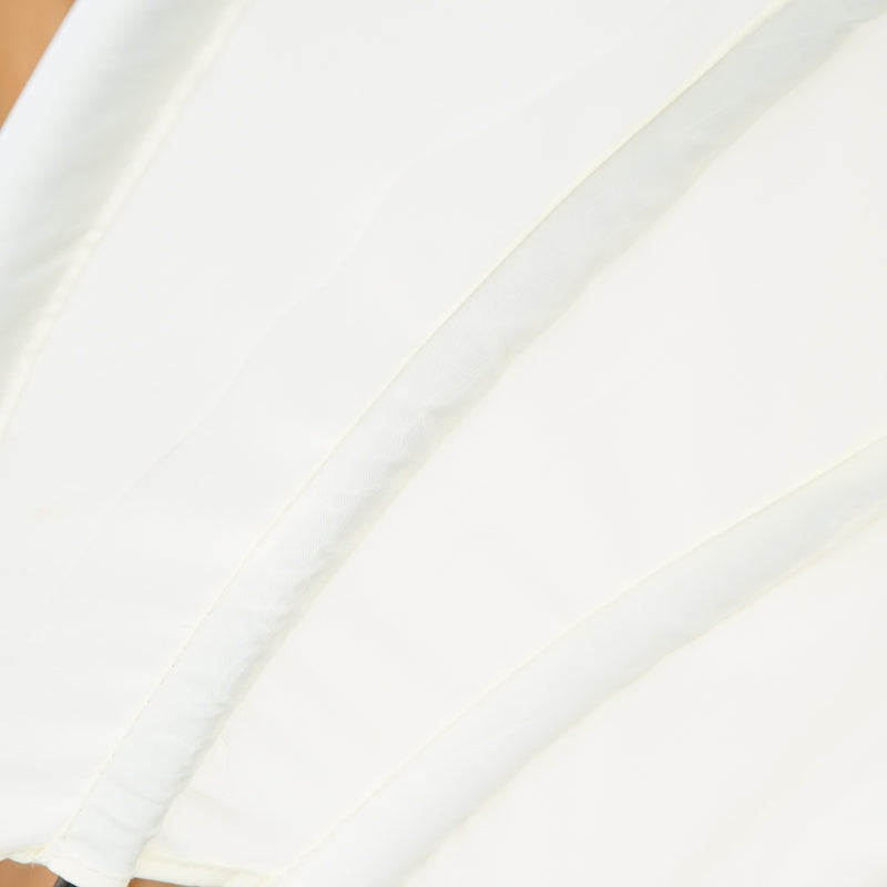 Outsunny 4 Pieces Patio PE Wicker Round Daybed, Outdoor Rattan Garden Lounge Furniture Sets, Cream