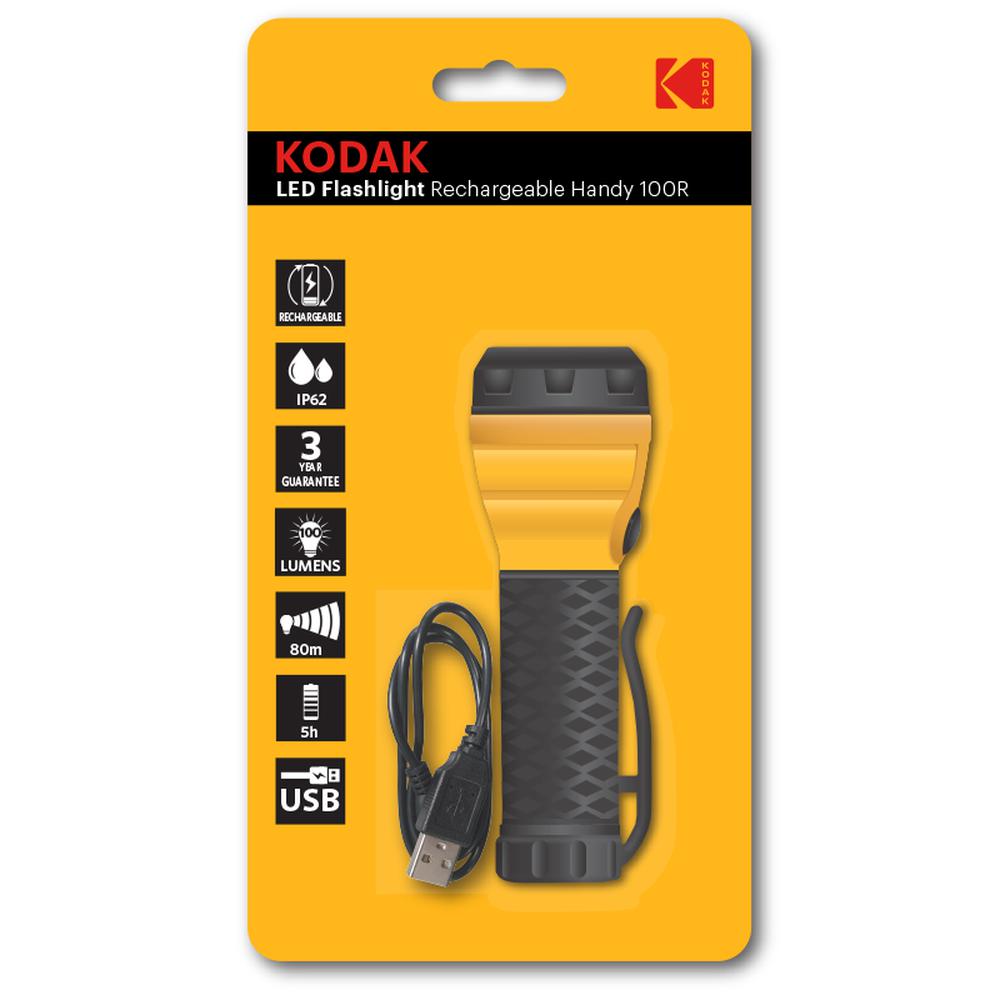 Lampe de poche DEL Rechargeable Handy 100R