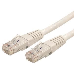 25ft CAT6 Ethernet Cable - White Molded Gigabit - 100W PoE UTP 650MHz - Category 6 Patch Cord UL Certified Wiring/TIA