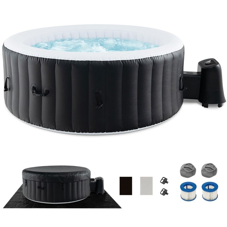 70/80 Inches Round SPA Pool Hottub with 110/130 Air Jets Electric Heater Pump