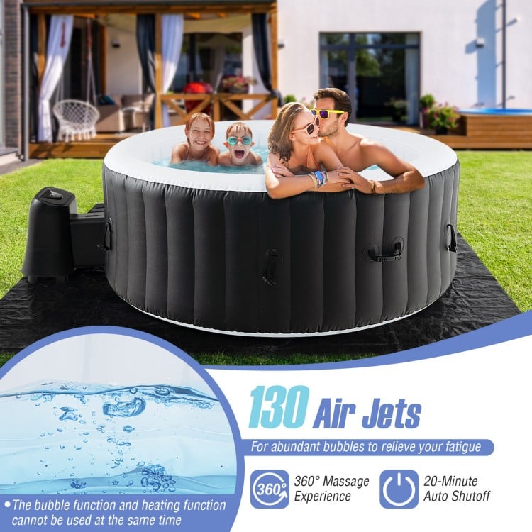 70/80 Inches Round SPA Pool Hottub with 110/130 Air Jets Electric Heater Pump