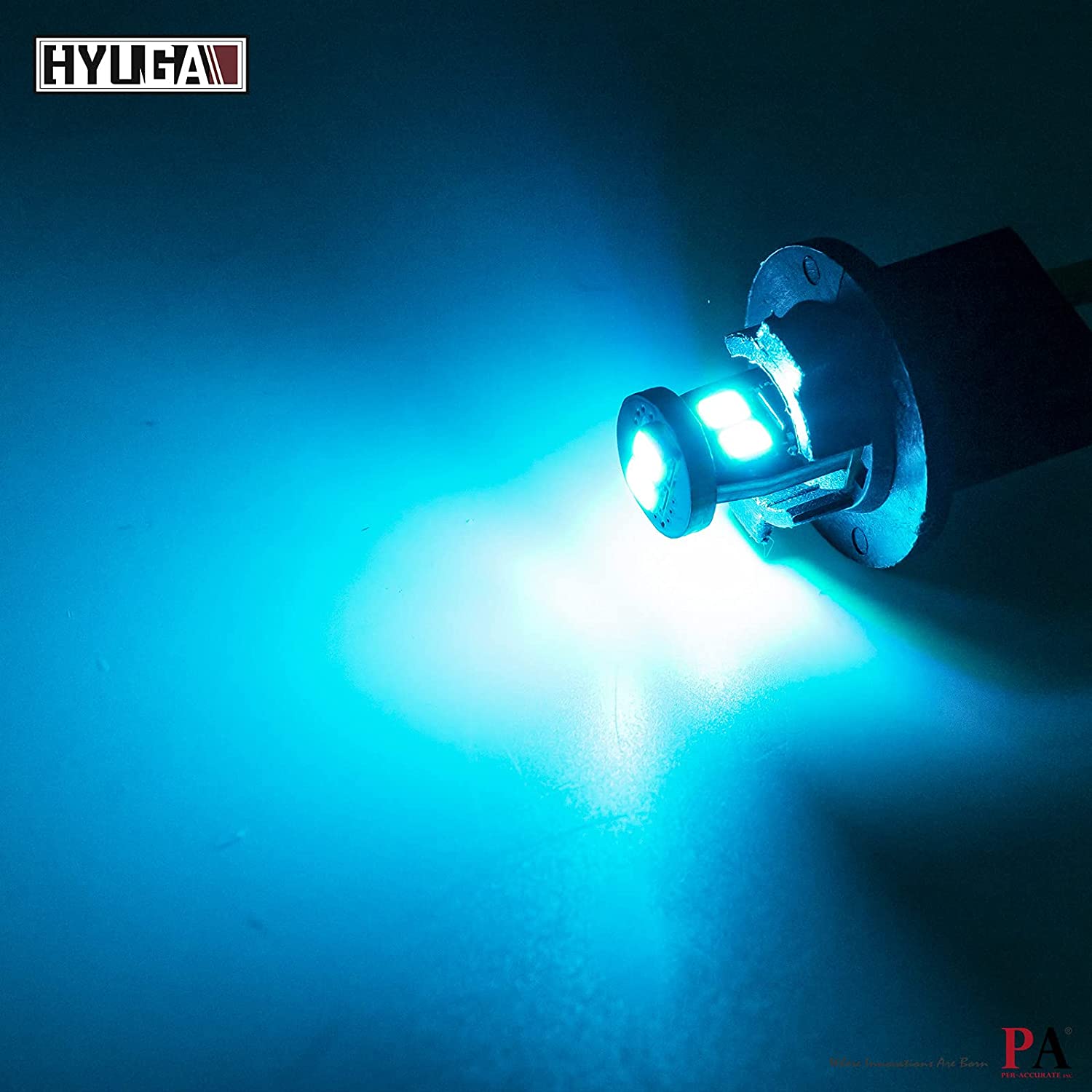 6SMD | LED T10 #555 2835 Automotive Bulb White Warm White Cyan Ice Blue Red Yellow