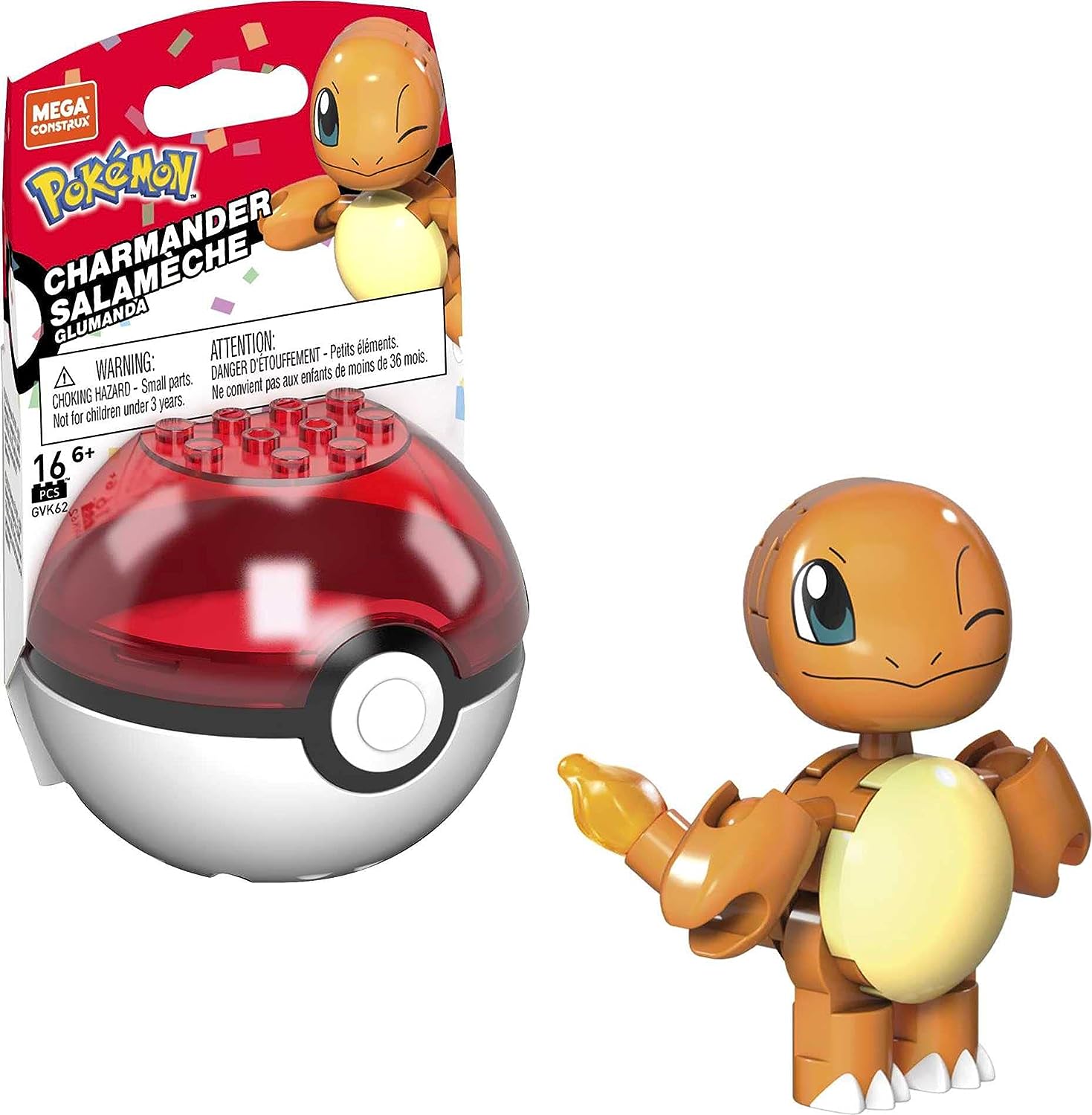 Mega Construx Pokémon Charmander Construction Set