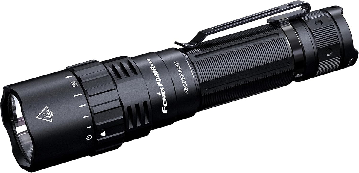 Fenix PD40R V3.0 Rechargeable Machinal Rotary Switching Flashlight
