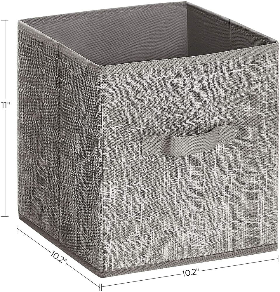 SONGMICS Non-Woven Fabric Storage Cubes with Double Handles