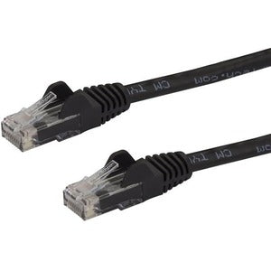 75ft CAT6 Ethernet Cable - Black Snagless Gigabit - 100W PoE UTP 650MHz Category 6 Patch Cord UL Certified Wiring/TIA