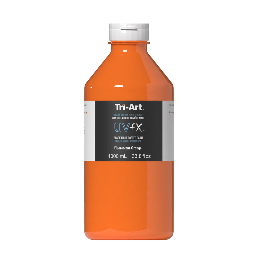 UVFX Black Light Poster Paint - Fluorescent Orange