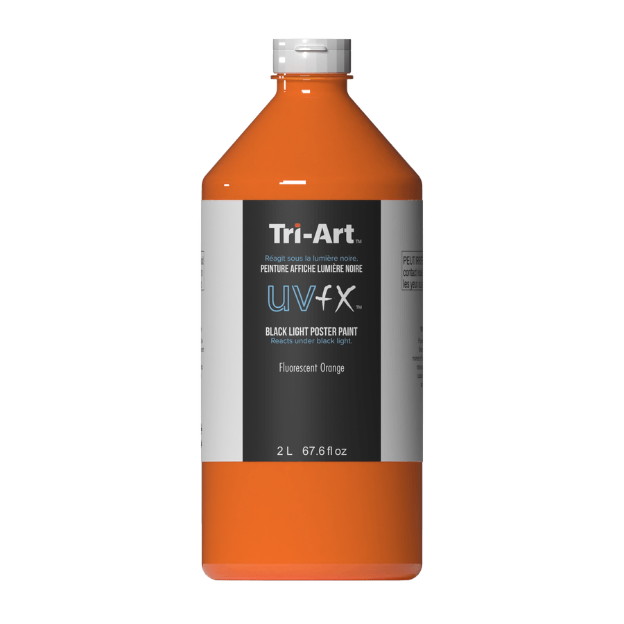 UVFX Black Light Poster Paint - Fluorescent Orange