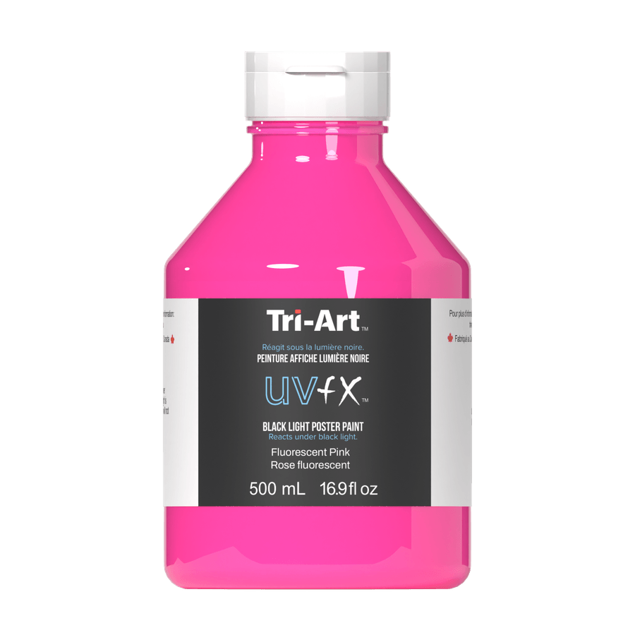 UVFX Black Light Poster Paint - Fluorescent Pink
