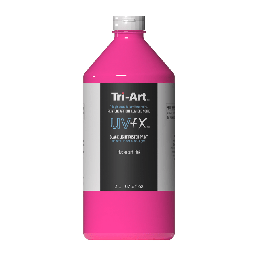 UVFX Black Light Poster Paint - Fluorescent Pink