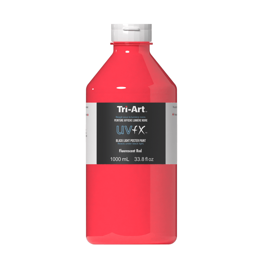 UVFX Black Light Poster Paint - Fluorescent Red