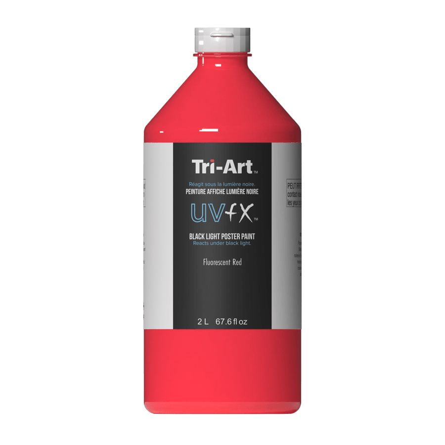 UVFX Black Light Poster Paint - Fluorescent Red