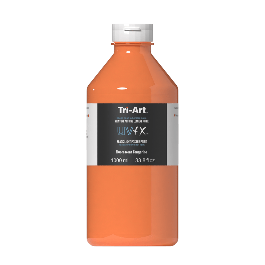 UVFX Black Light Poster Paint - Fluorescent Tangerine