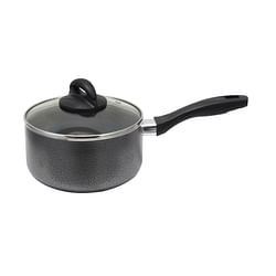 Oster Clairborne 2.5 Quart Aluminum Sauce Pan with Lid in Charcoal Grey - Free Shipping