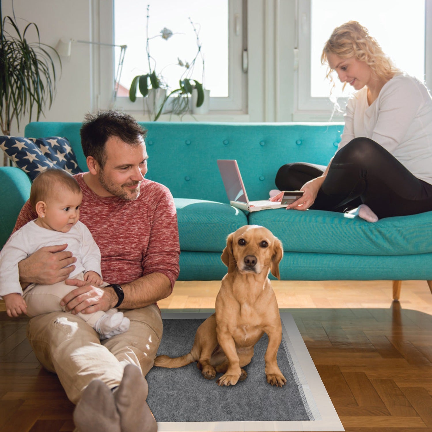 20Pcs Dog Pee Training Pads Super Absorbent Leak-proof Quick Dry Pet Pee Wee Poo Toilet Mats Disposable Potty Train XL