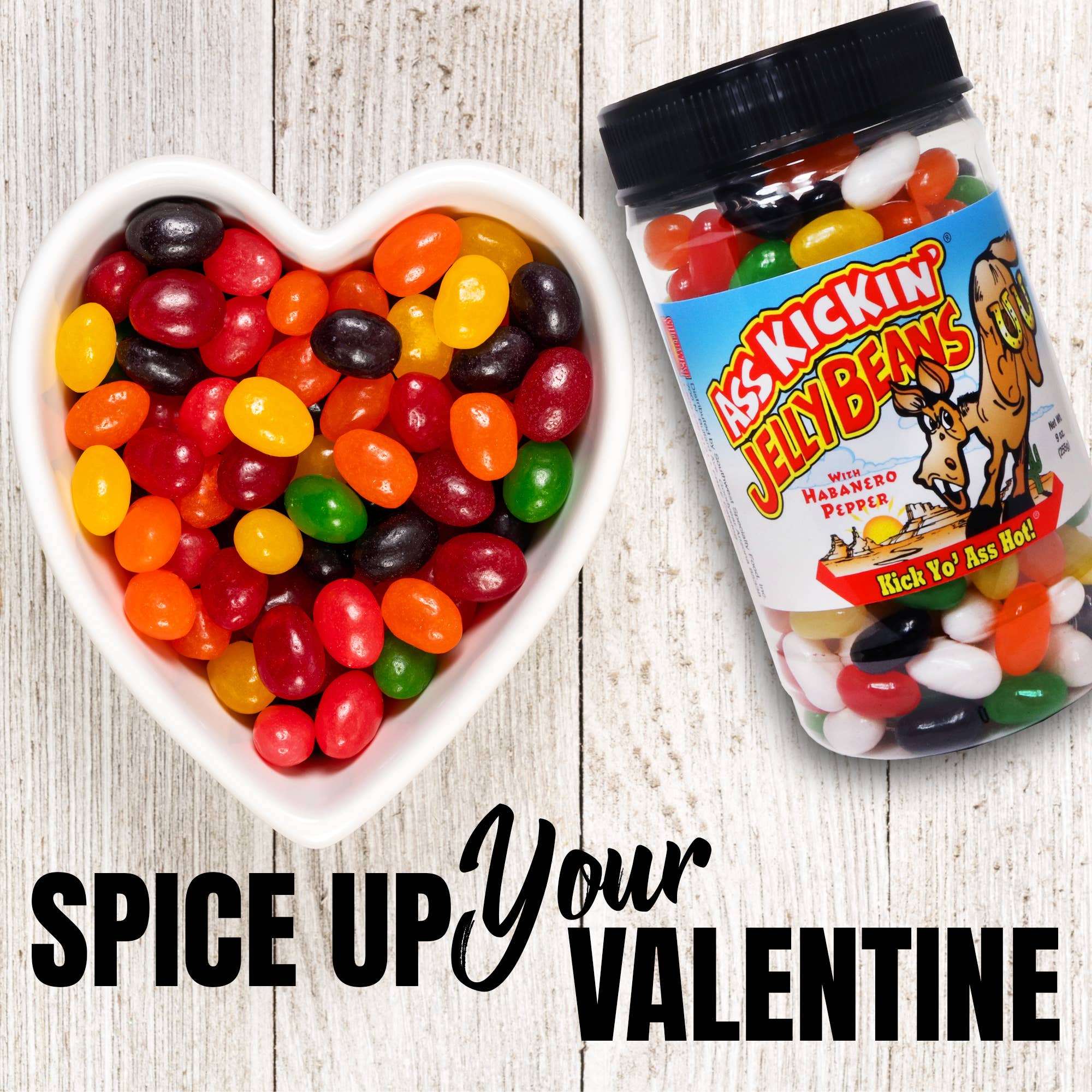Ass Kickin’ Jelly Beans 9 oz. Jars