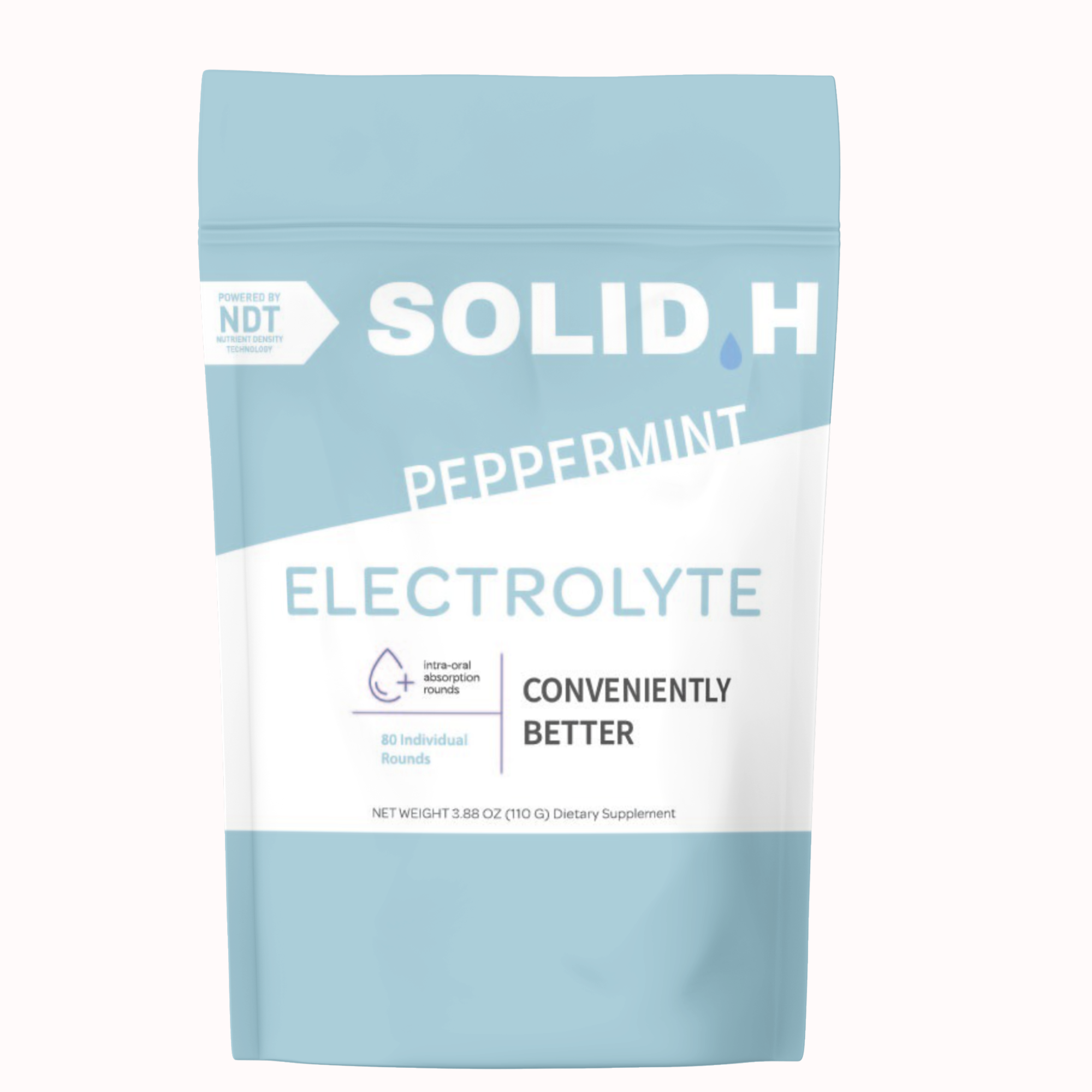 Electrolytes - Solid Hydration - 80 Dissolvable Rounds