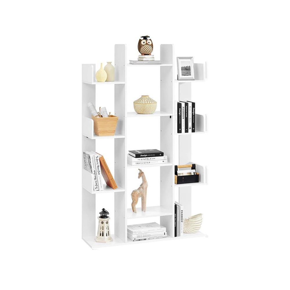 VASAGLE Tree-Shaped Bookcase with 13 Storage Shelves