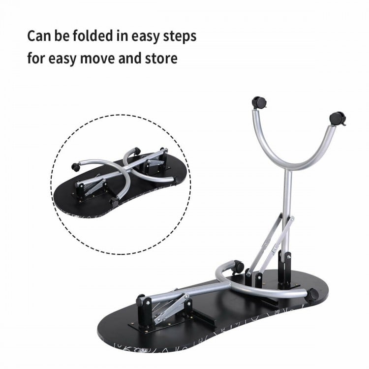 Manicure Nail Table Portable Station Desk Spa Beauty Salon Equipment 2 Color-Black