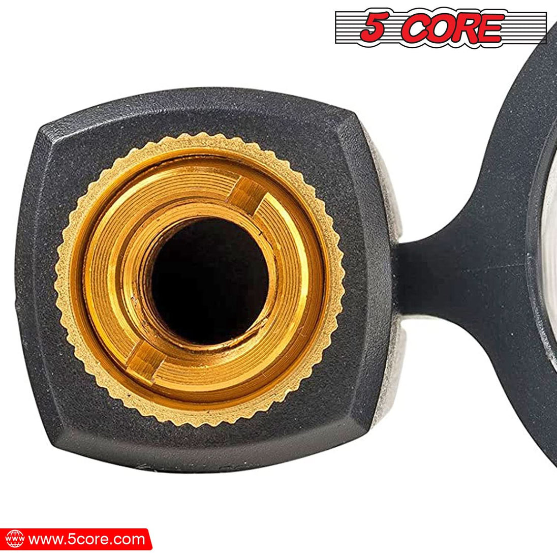 5Core Microphone Clip Holder – 6-Piece Set with 5/8" to 3/8" Screw Adapters