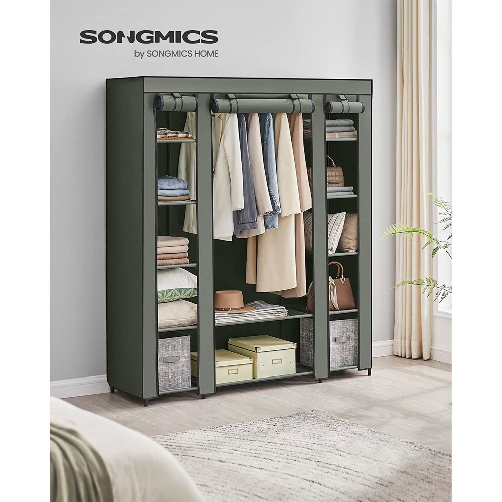 SONGMICS Portable Closet with Non-Woven Fabric Cover