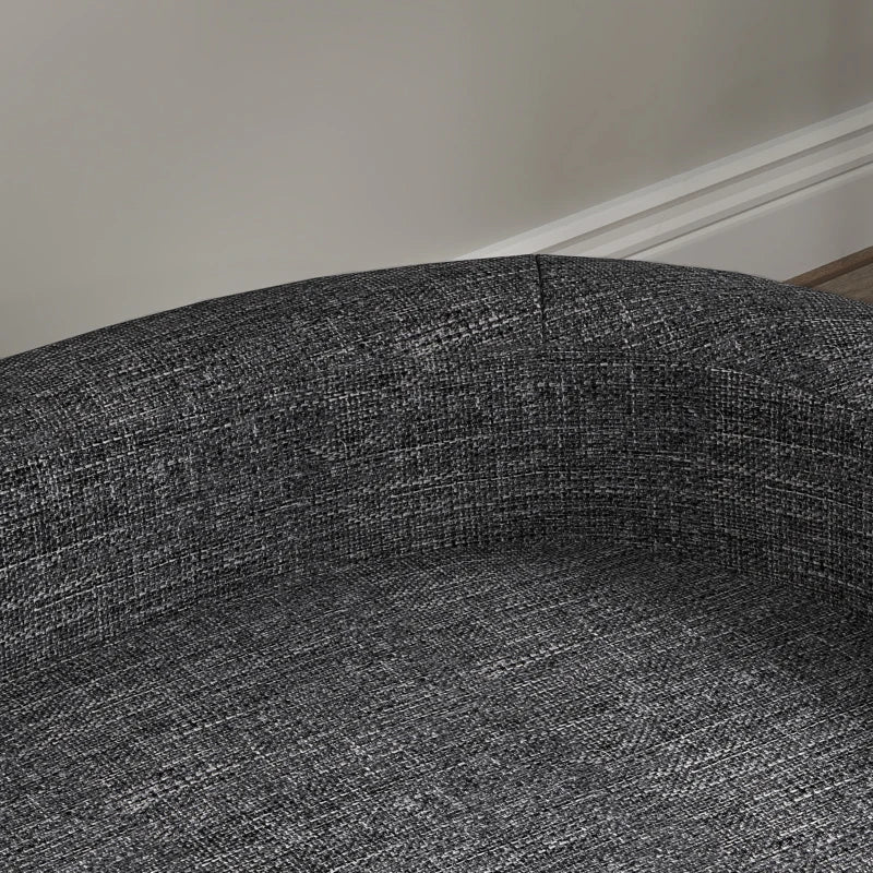 Dog Sofa for Large Dogs with Washable Cover, Anti-slip Foot Pads, Dark Grey