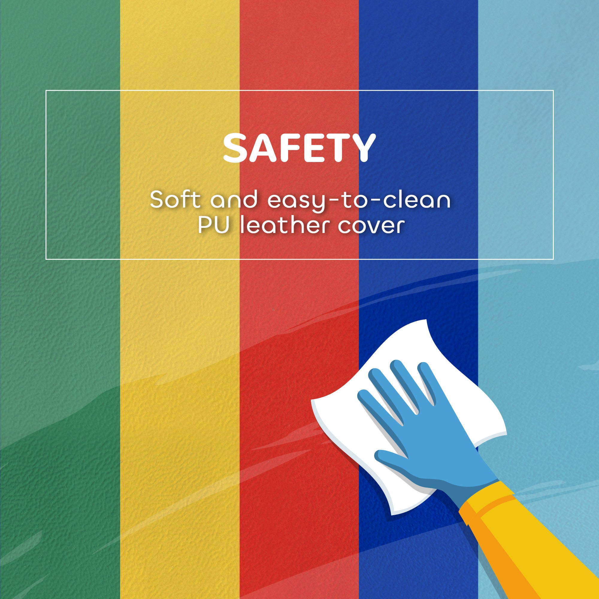 Soozier 5 Piece Climb and Crawl Activity Playset Soft Safe Foam for Toddler Learning Toy