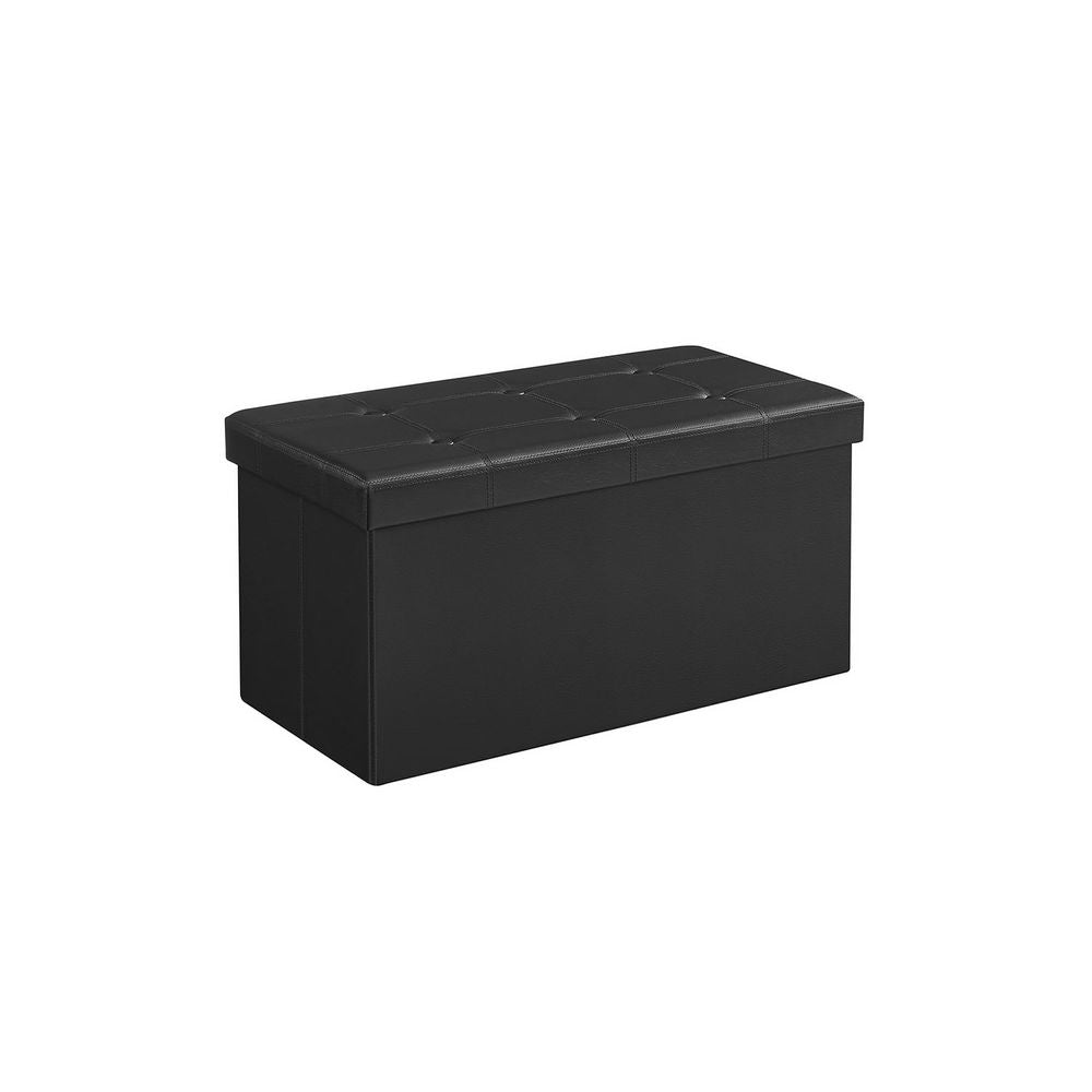 SONGMICS Folding Storage Ottoman Bench