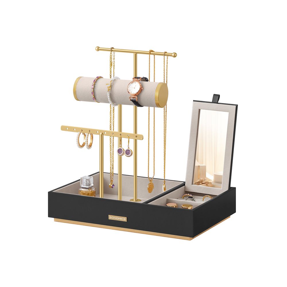 SONGMICS Jewelry Holder with Necklace Earring Bracelet Holder