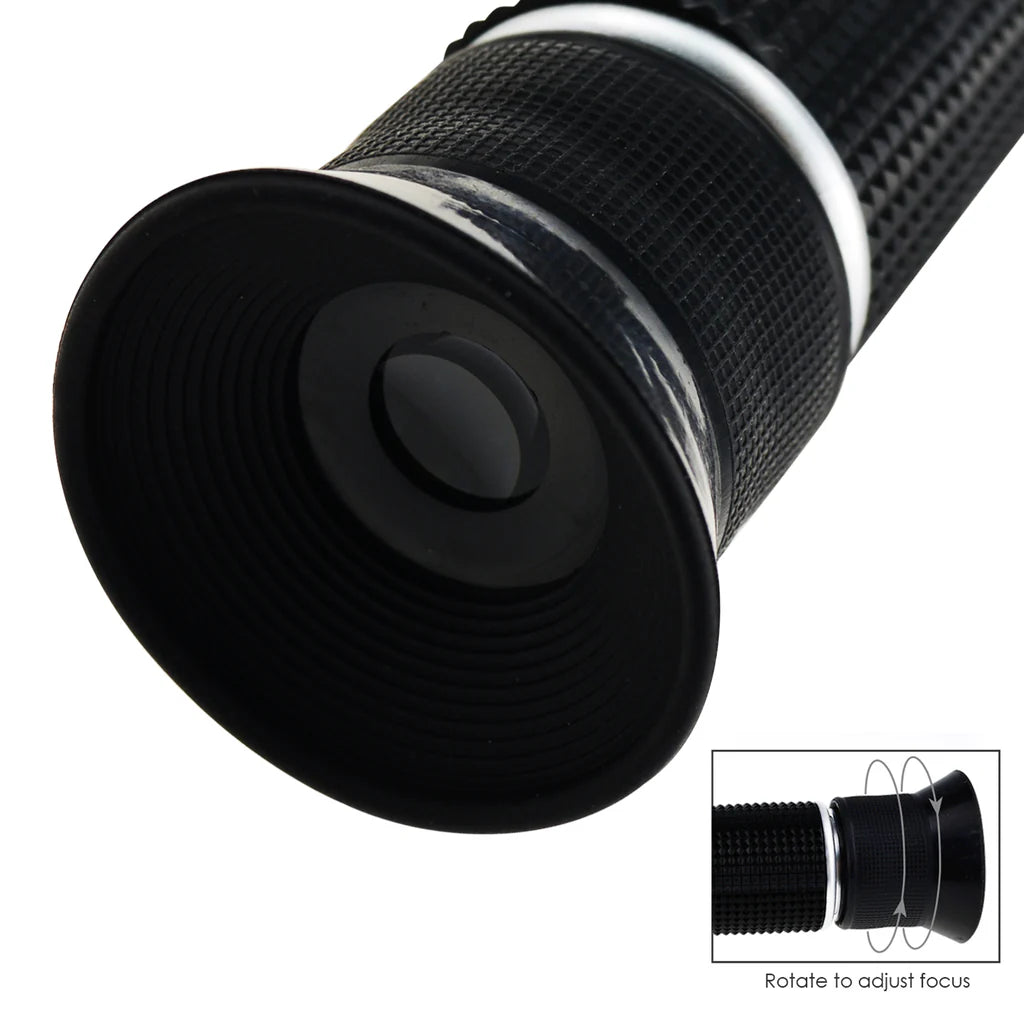 6-in-1 Automotive Refractometer with ATC for AdBlue, Coolant, Battery Acid & Windshield Washer Fluid
