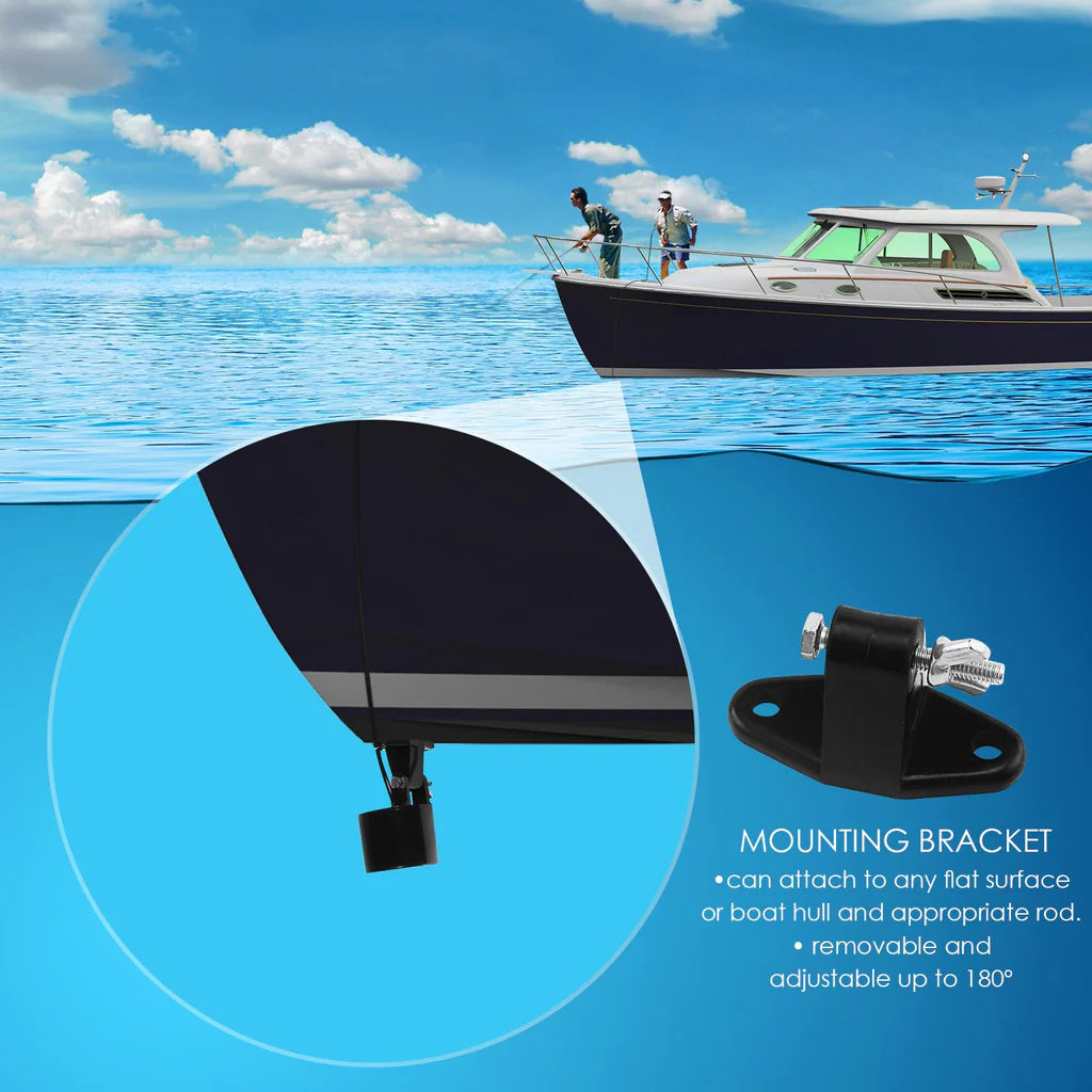 FFC-1108-1 Portable Fish Finder Sonar, 328 ft Depth Detection, 2" TN Anti-UV LCD Display with LED Backlight, Wired Transducer for Boat, Kayak & Ice Fishing