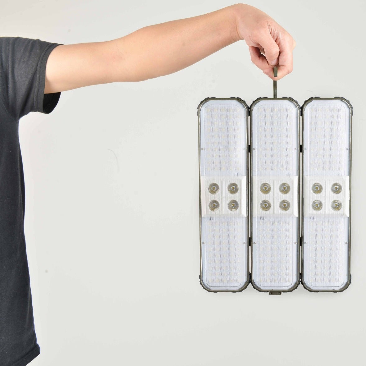 TRU De-LIGHT WORK&PLAY AT NIGHT Multi-Configuration, Solar, LED High Lumen, Flood-Light (3450 Lumen Total)