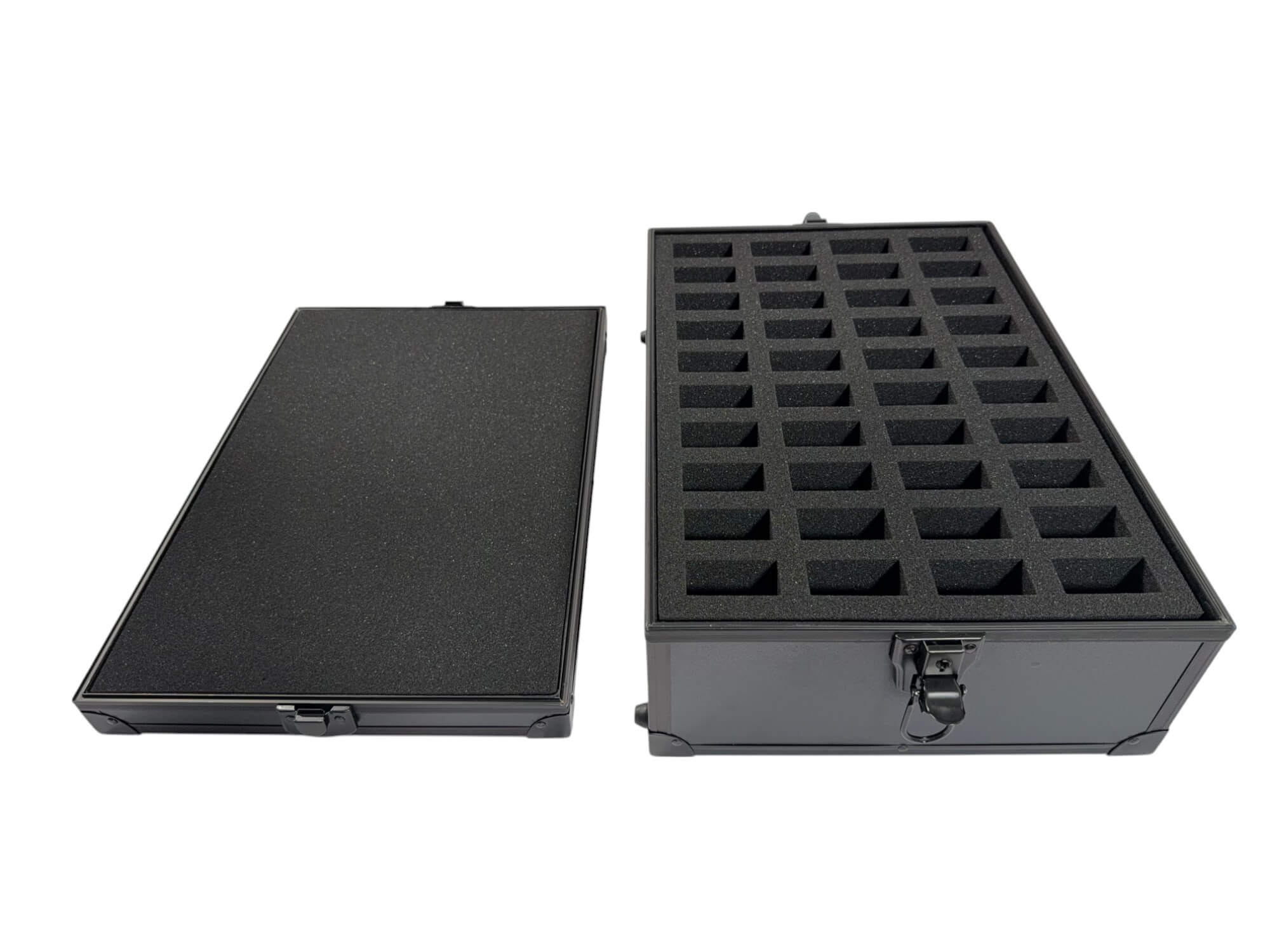 80-Slot Miniature Storage Case with Customizable Foam