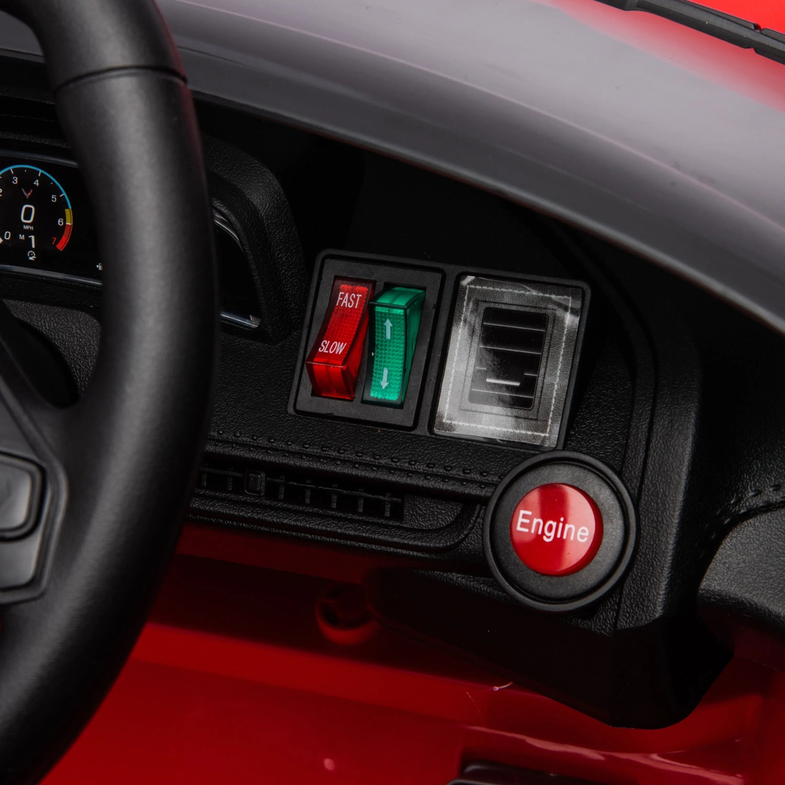 12V Chevrolet Corvette C8 1-Seater Kids Ride-On Car