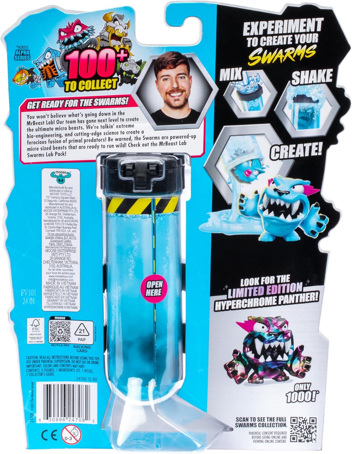 Mr. Beast Lab Swarms Lab Pack 5 Pack Swarms