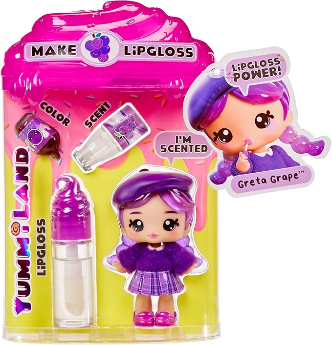 Yummiland Lipgloss Doll- Grape
