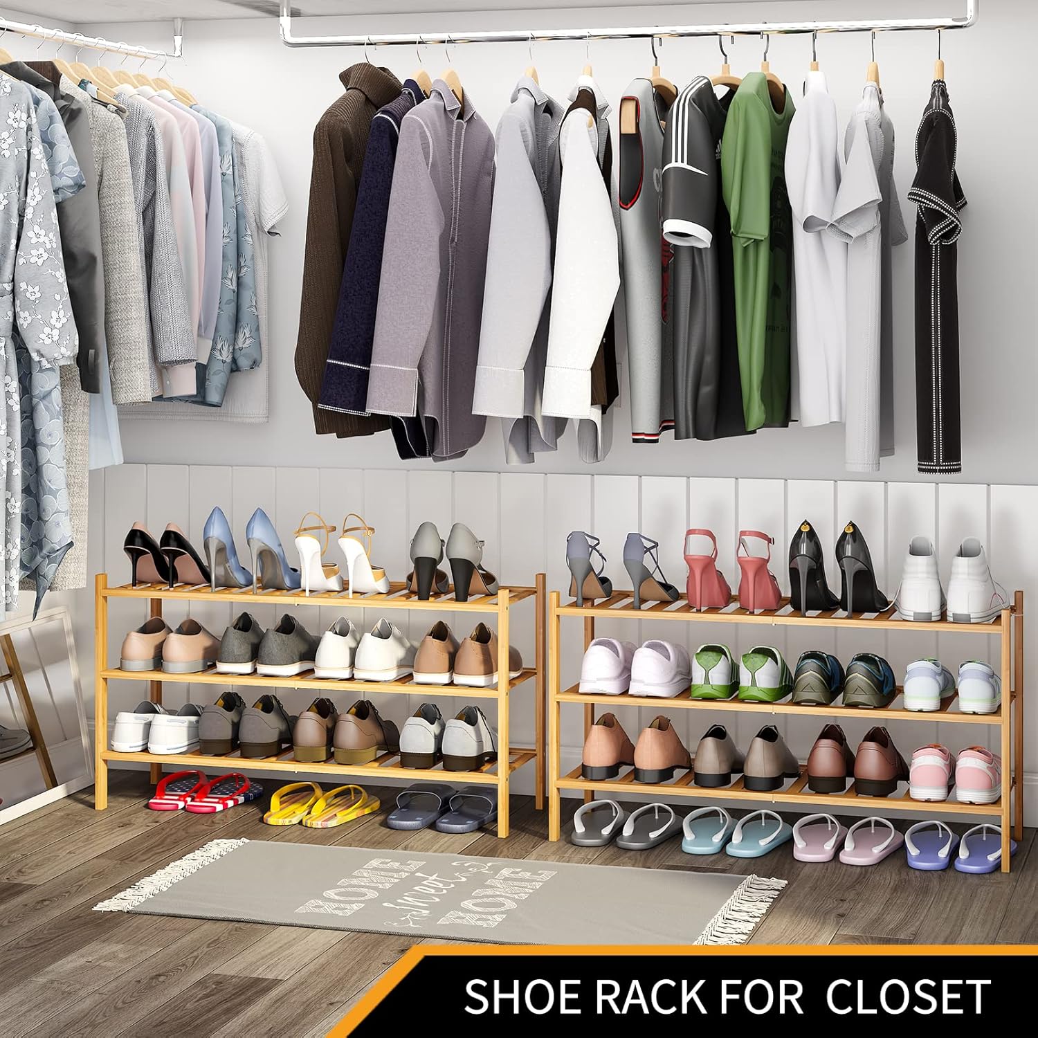 BAMBOO SHOE RACK